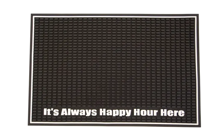 It's Always Happy Hour Here bar mat