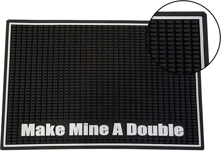 Make Mine A Double bar mat